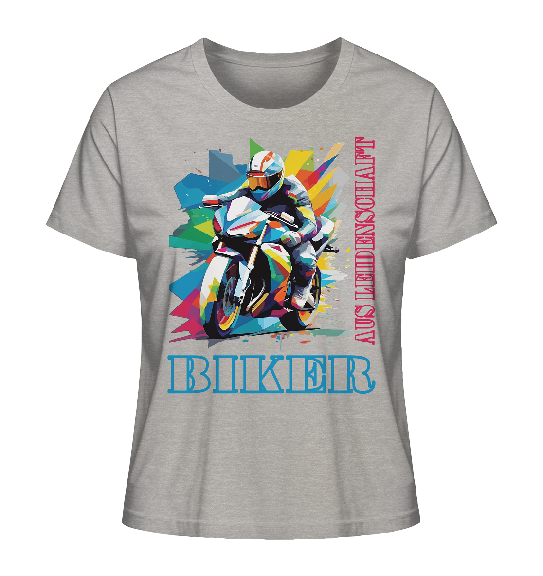 Biker aus Leidenschaft - Abstrakt - Ladies Organic Shirt