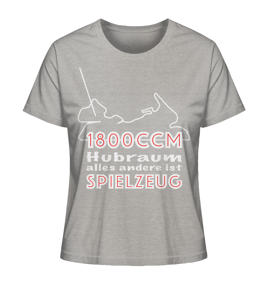 Goldwinger Spruch - 1800ccm Spielzeug - Ladies Organic Shirt