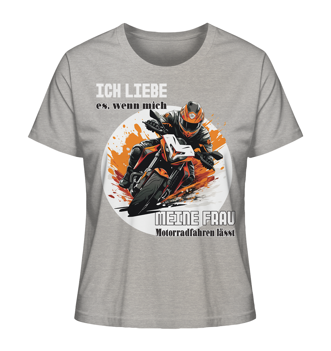 Ich liebe meine Frau - lustiger Biker Spruch - Ladies Organic Shirt