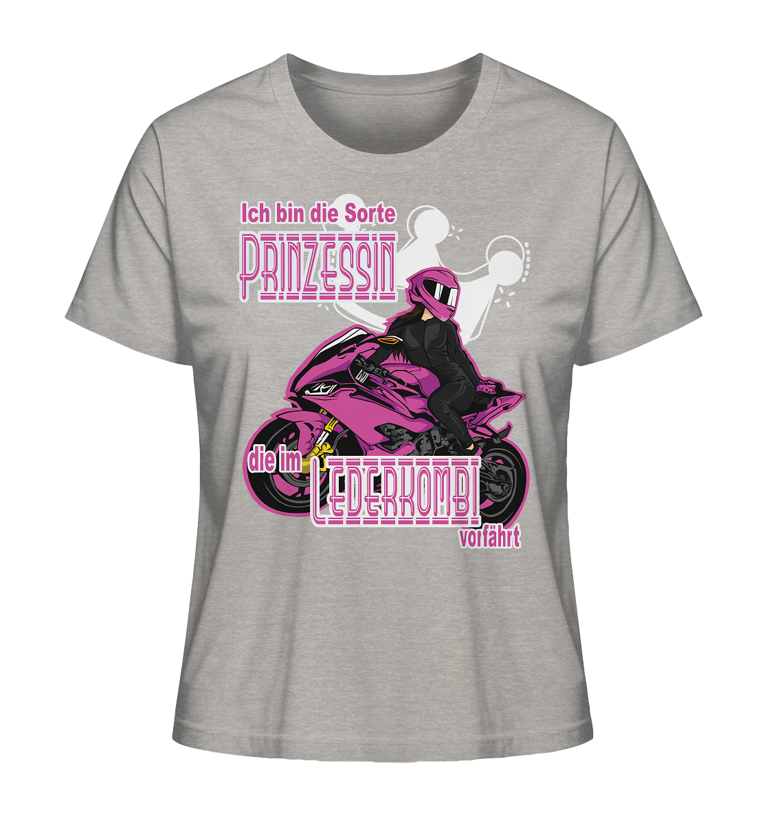 Frauenpower - Prinzessin mit Helm - Ladies Organic Shirt