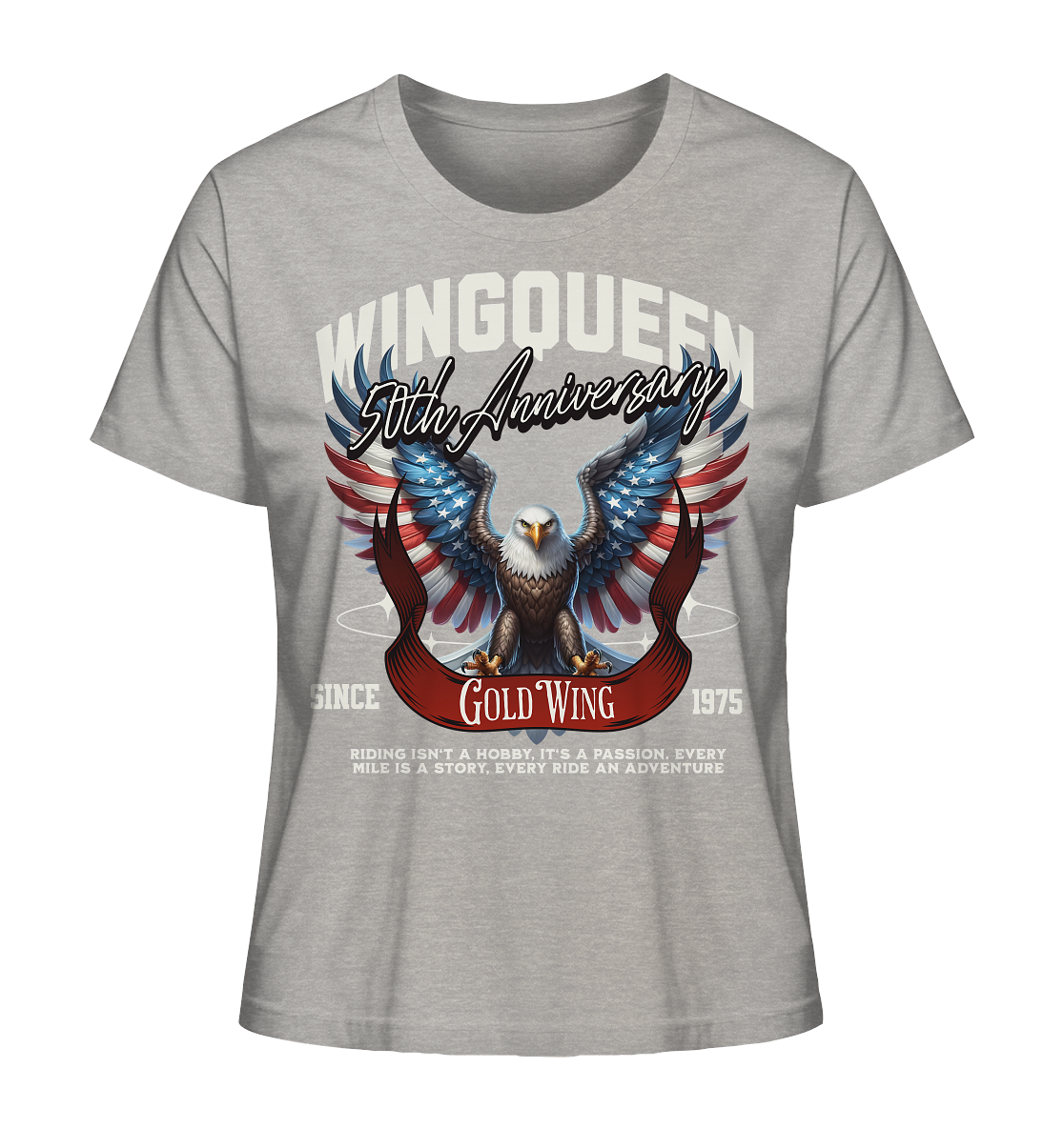 Goldwing Wing Queen 50 Jubiläum 1975 - Ladies Organic Shirt