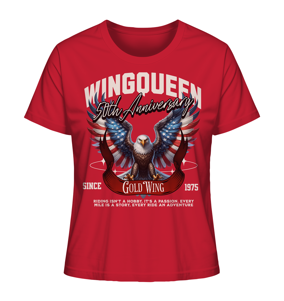 Goldwing Wing Queen 50 Jubiläum 1975 - Ladies Organic Shirt