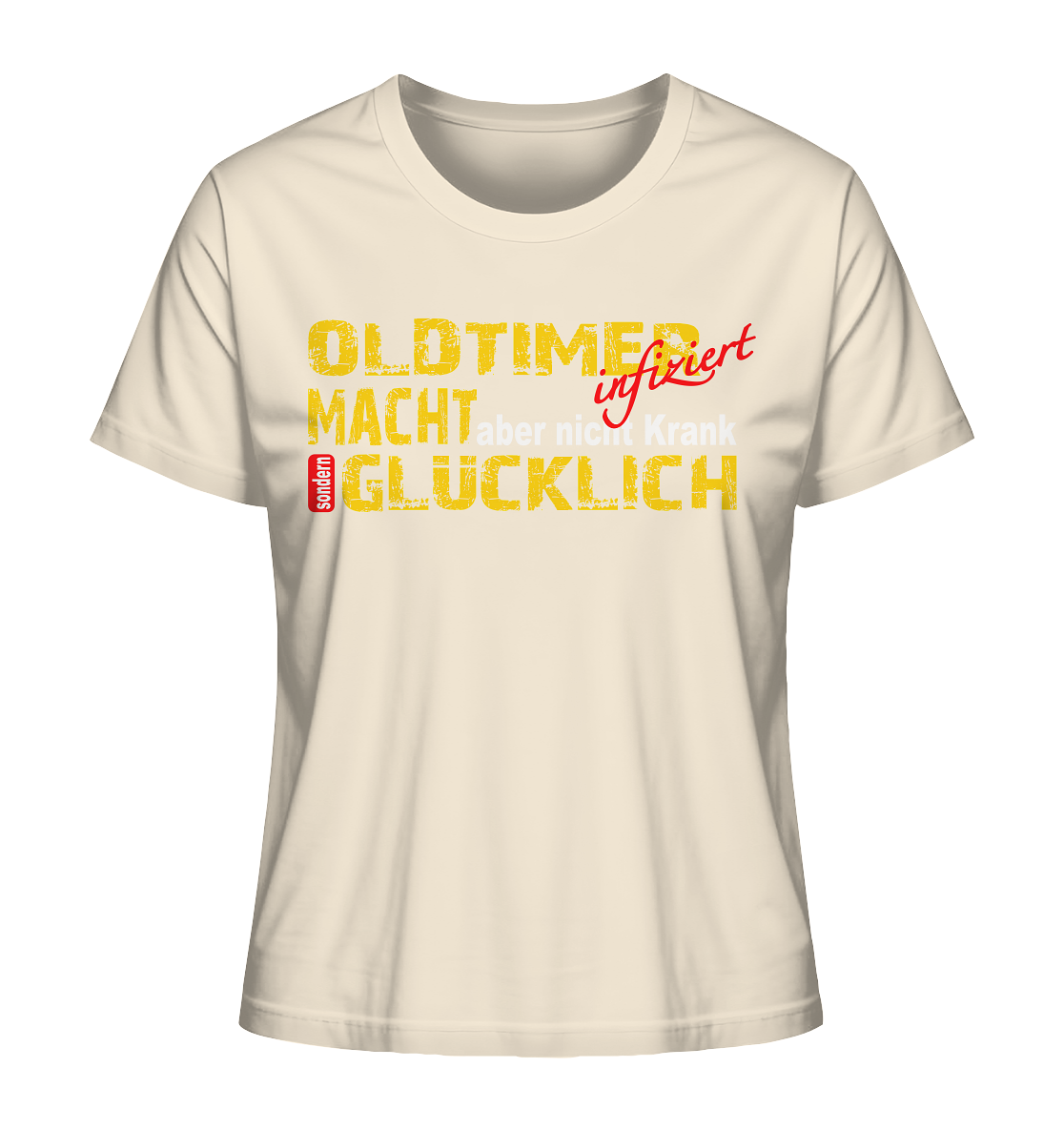 Oldtimer macht Glücklich - Ladies Organic Shirt