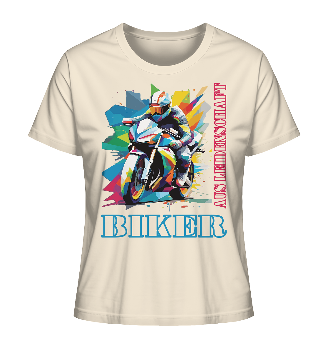 Biker aus Leidenschaft - Abstrakt - Ladies Organic Shirt