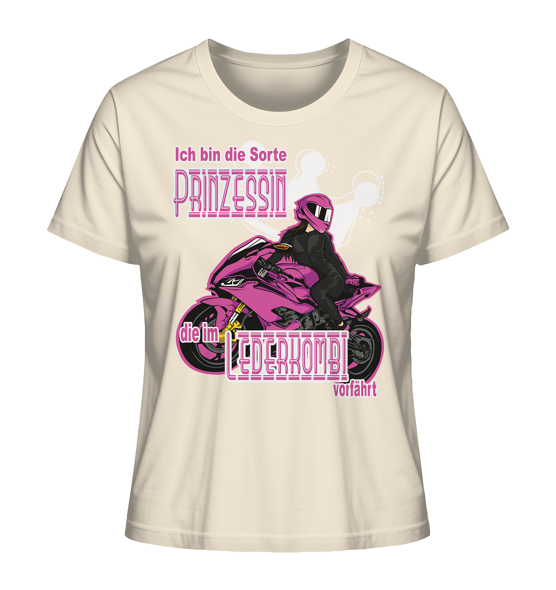Frauenpower - Prinzessin mit Helm - Ladies Organic Shirt