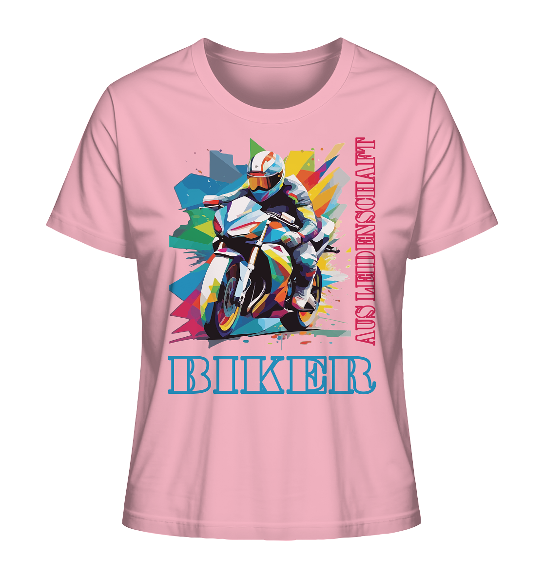 Biker aus Leidenschaft - Abstrakt - Ladies Organic Shirt