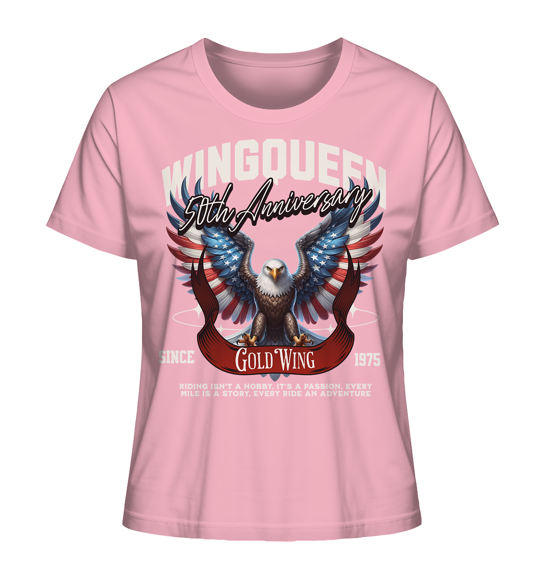 Goldwing Wing Queen 50 Jubiläum 1975 - Ladies Organic Shirt