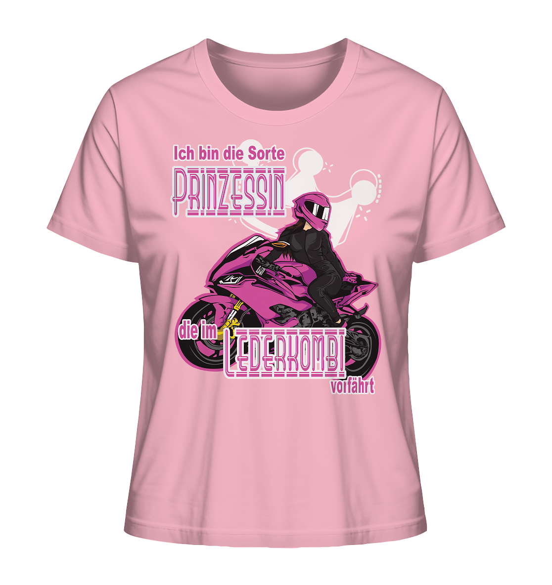 Frauenpower - Prinzessin mit Helm - Ladies Organic Shirt