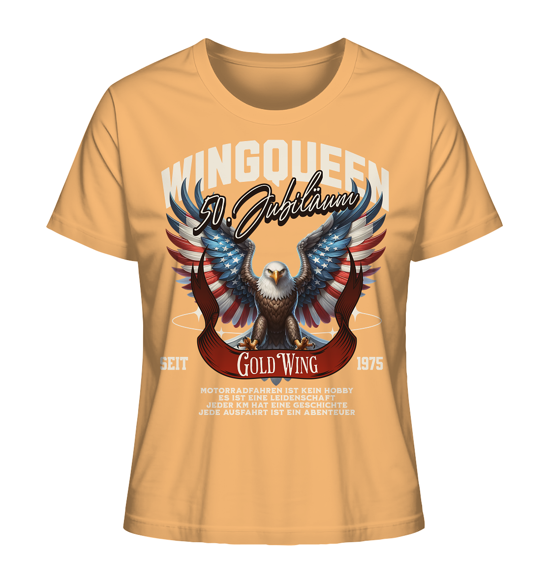 Goldwing Wing Queen 50 Jubiläum 1975 DE - Ladies Organic Shirt