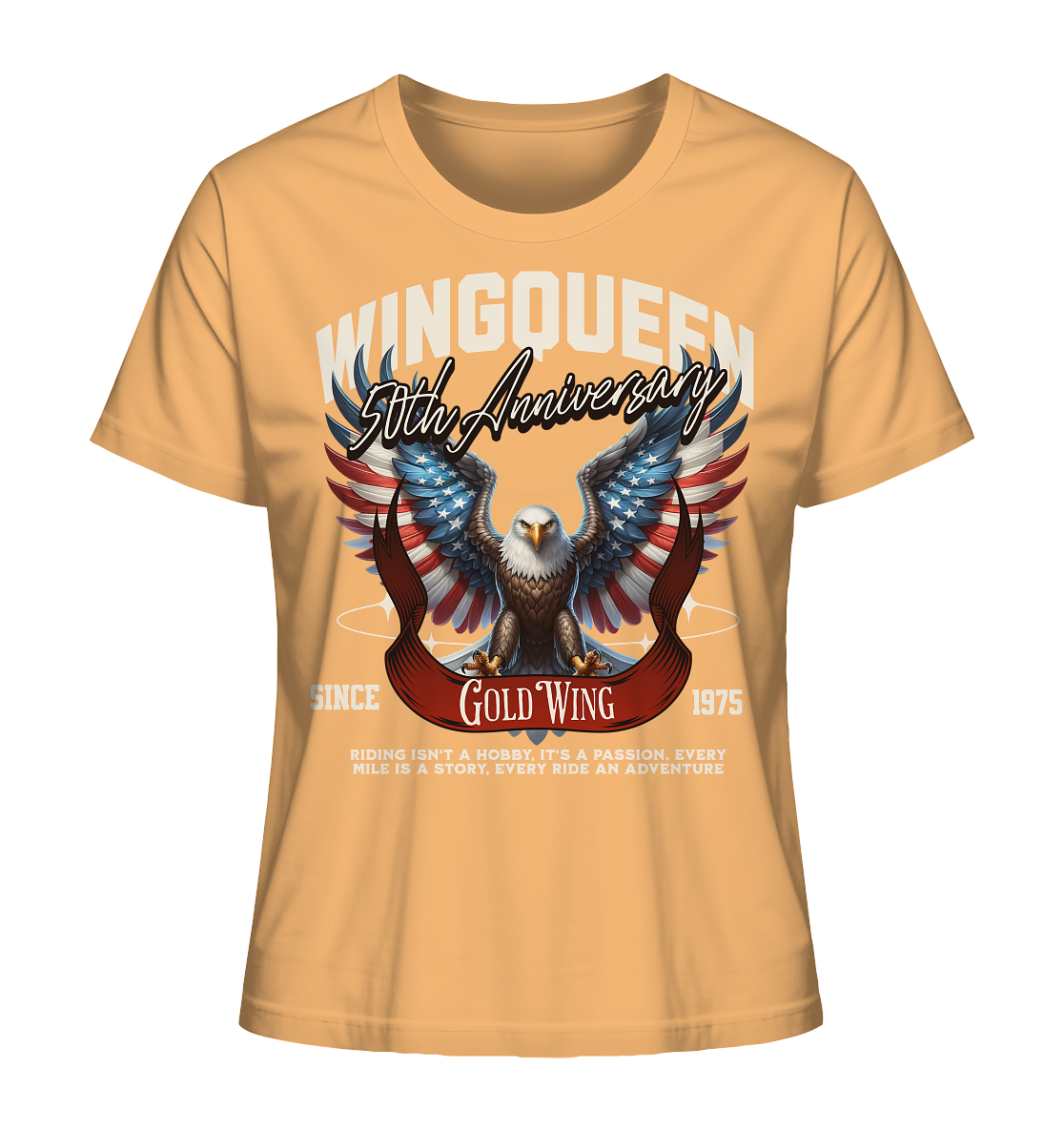 Goldwing Wing Queen 50 Jubiläum 1975 - Ladies Organic Shirt