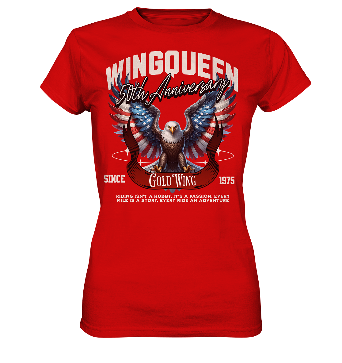 Goldwing Wing Queen 50 Jubiläum 1975 - Ladies Premium Shirt