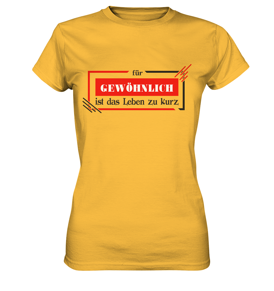 für gewöhnlich ist das Leben zu kurz - Ladies Premium Shirt