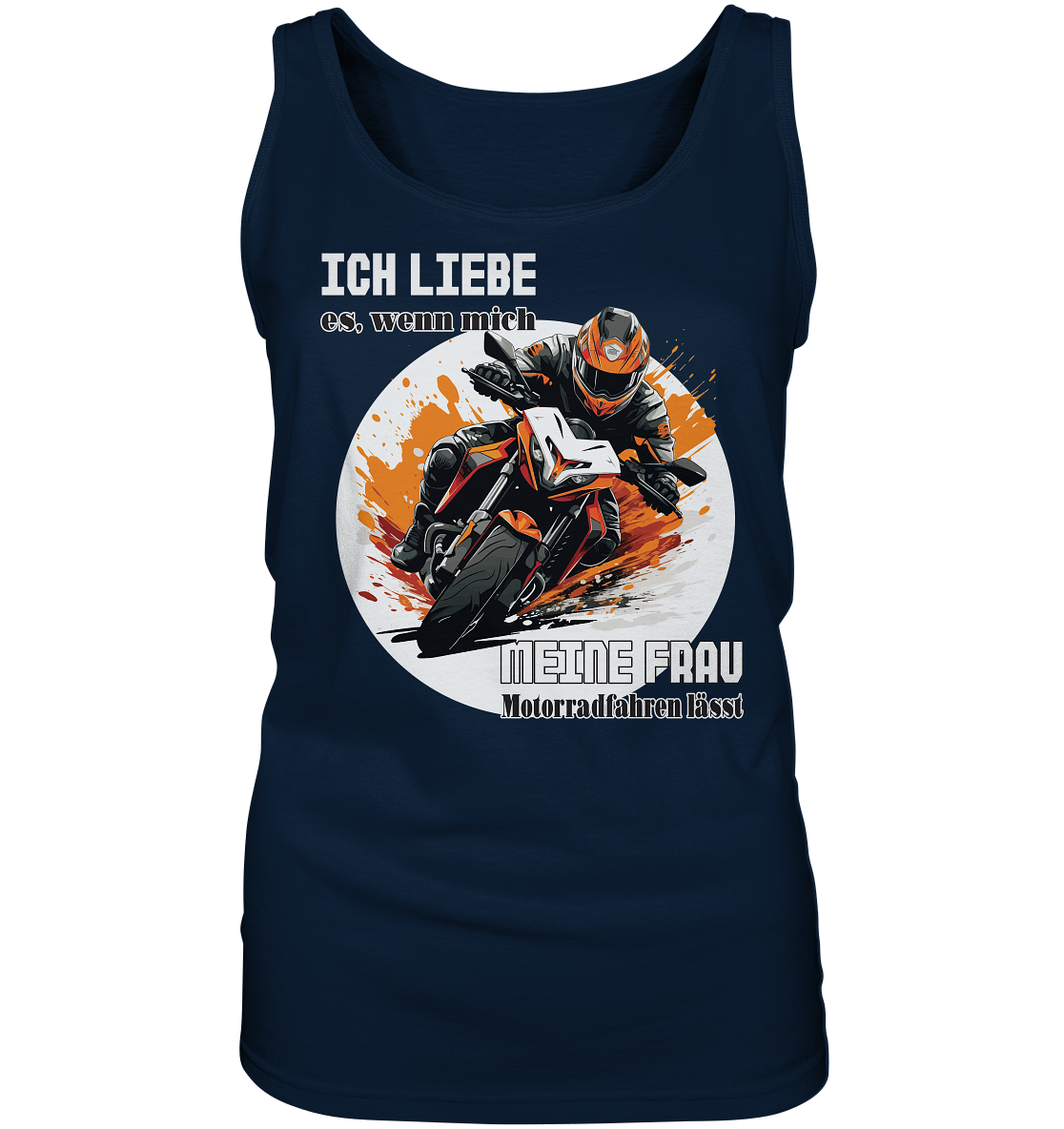 Ich liebe meine Frau - lustiger Biker Spruch - Ladies Tank-Top
