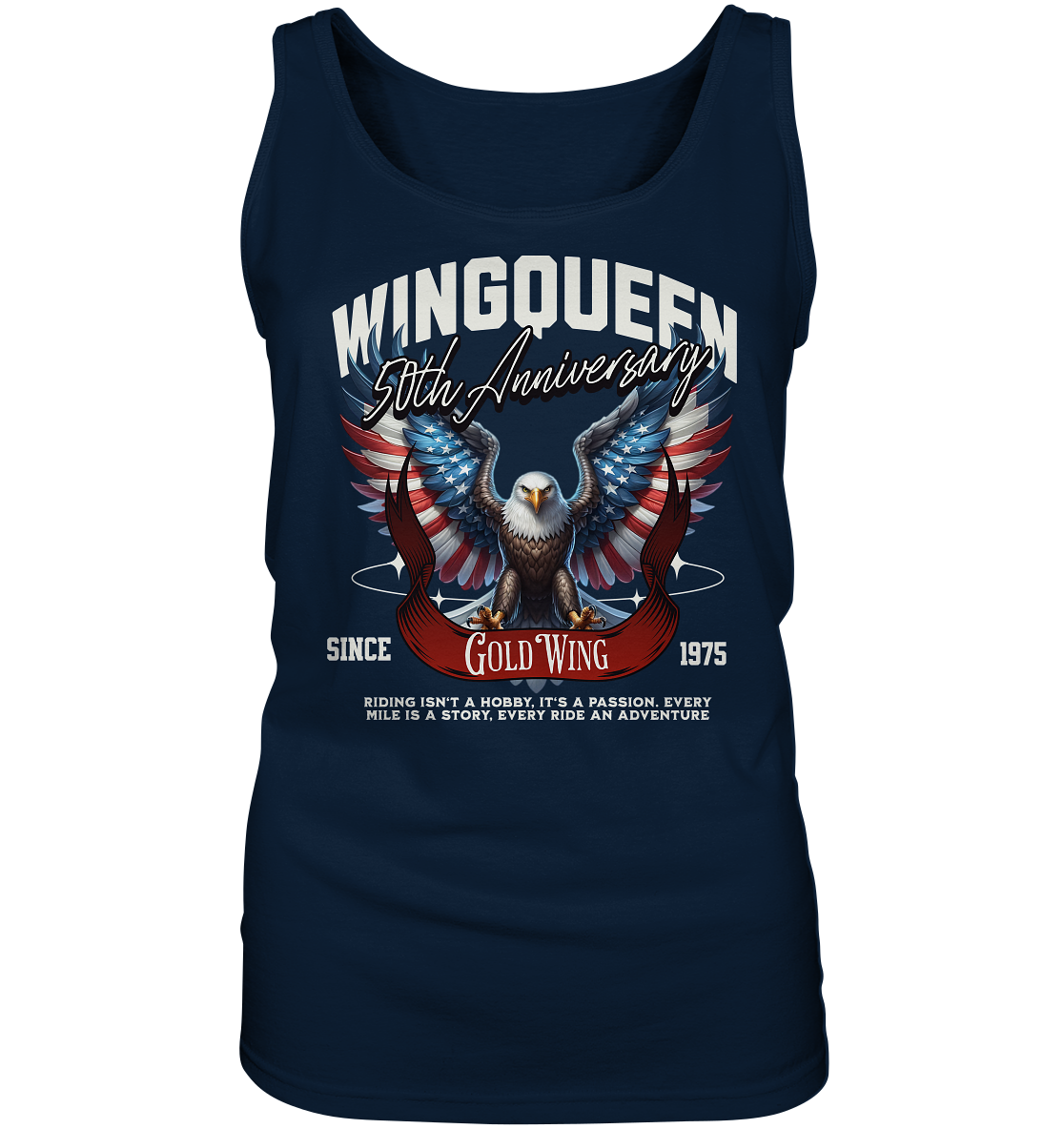 Goldwing Wing Queen 50 Jubiläum 1975 - Ladies Tank-Top