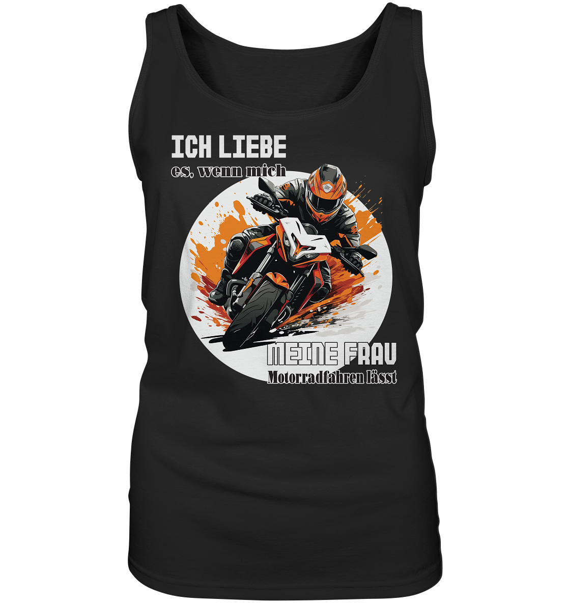 Ich liebe meine Frau - lustiger Biker Spruch - Ladies Tank-Top