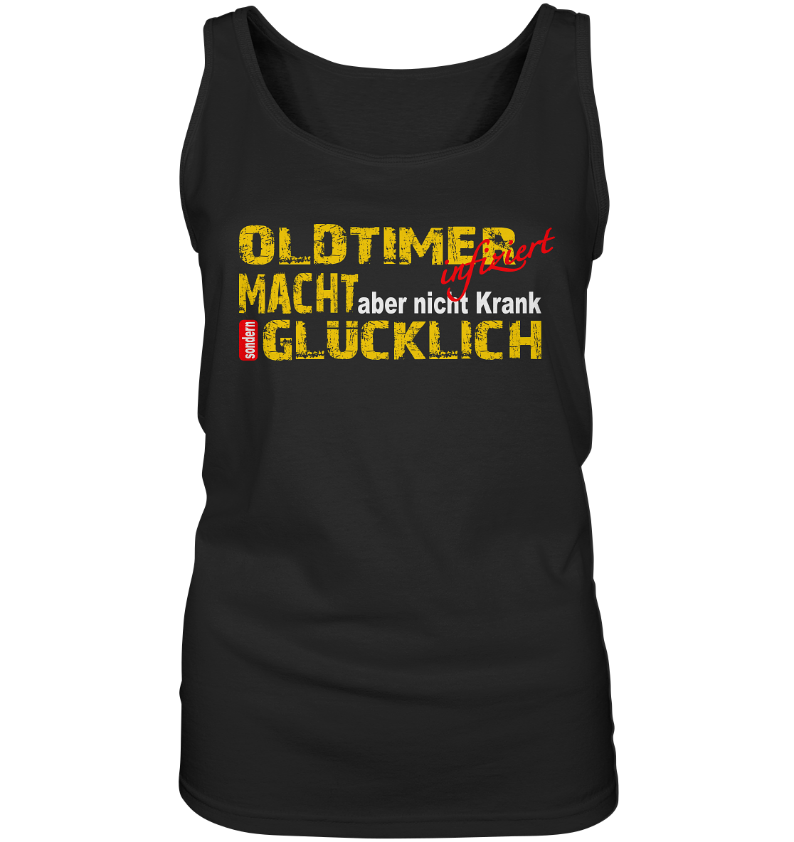 Oldtimer macht Glücklich - Ladies Tank-Top