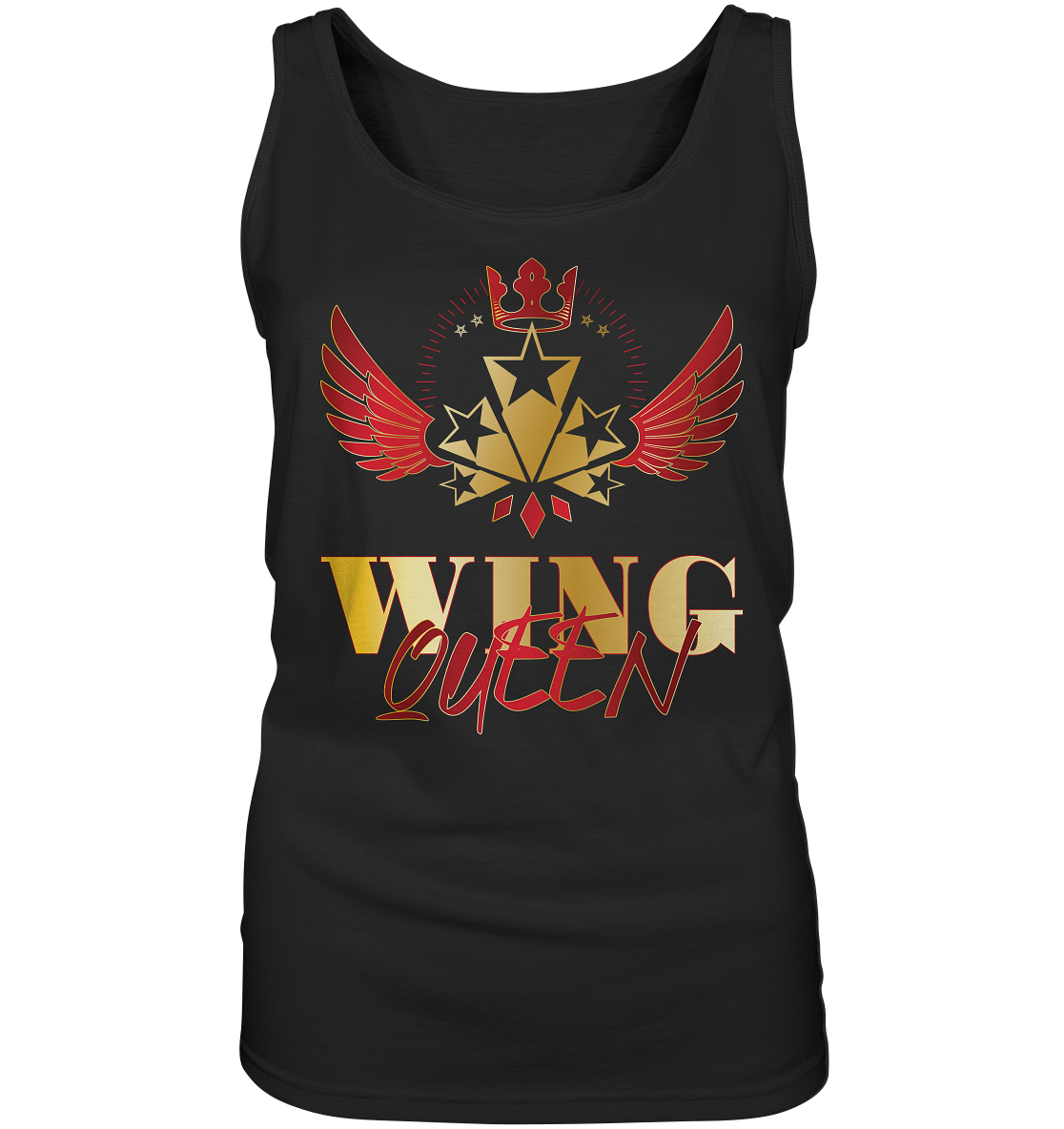 Goldwing - Wing Queen rot/gold - Ladies Tank-Top