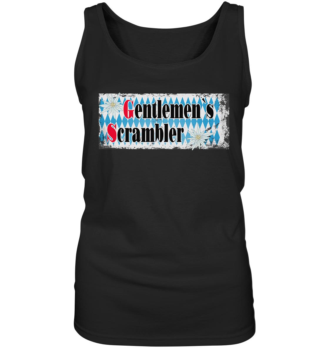 Gentlemen`s Scrambler - GS Adventure Bike - Ladies Tank-Top