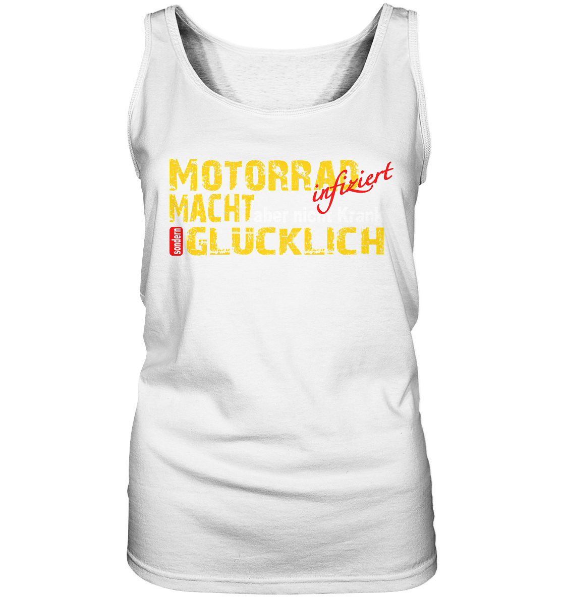 Motorrad macht Glücklich - Ladies Tank-Top