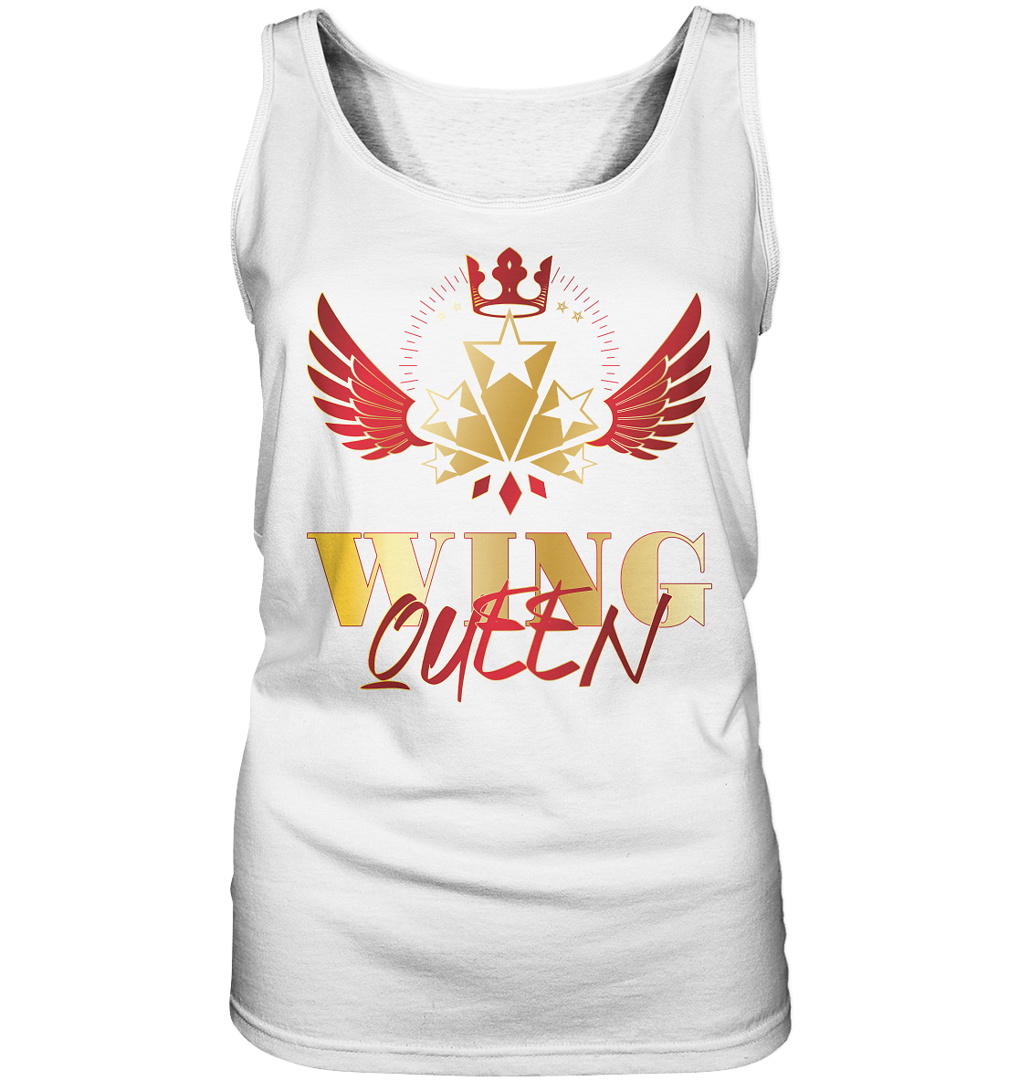 Goldwing - Wing Queen rot/gold - Ladies Tank-Top