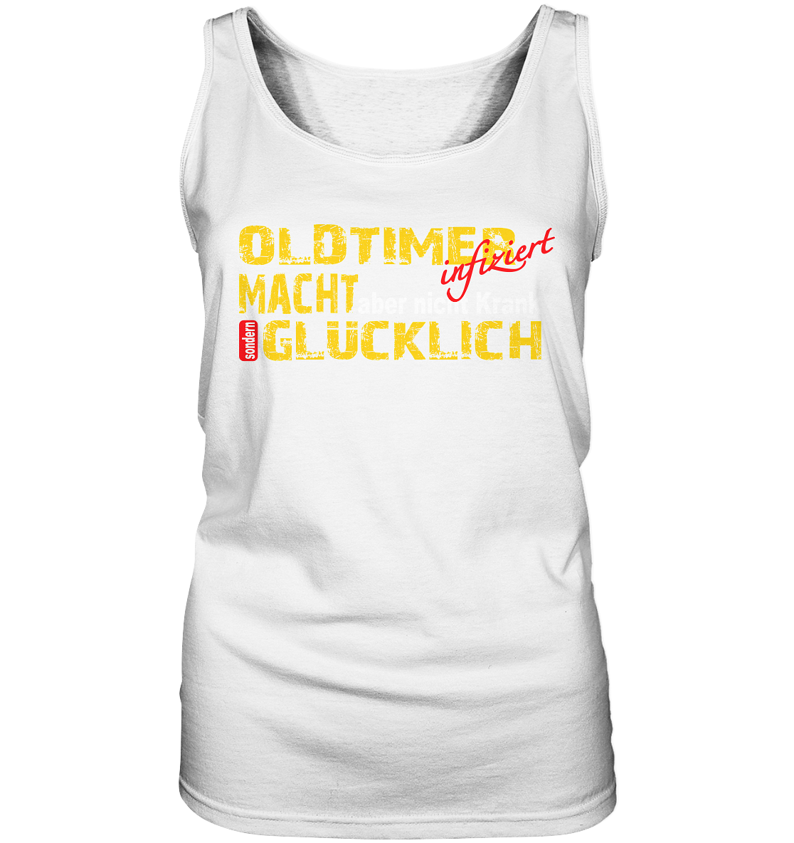 Oldtimer macht Glücklich - Ladies Tank-Top