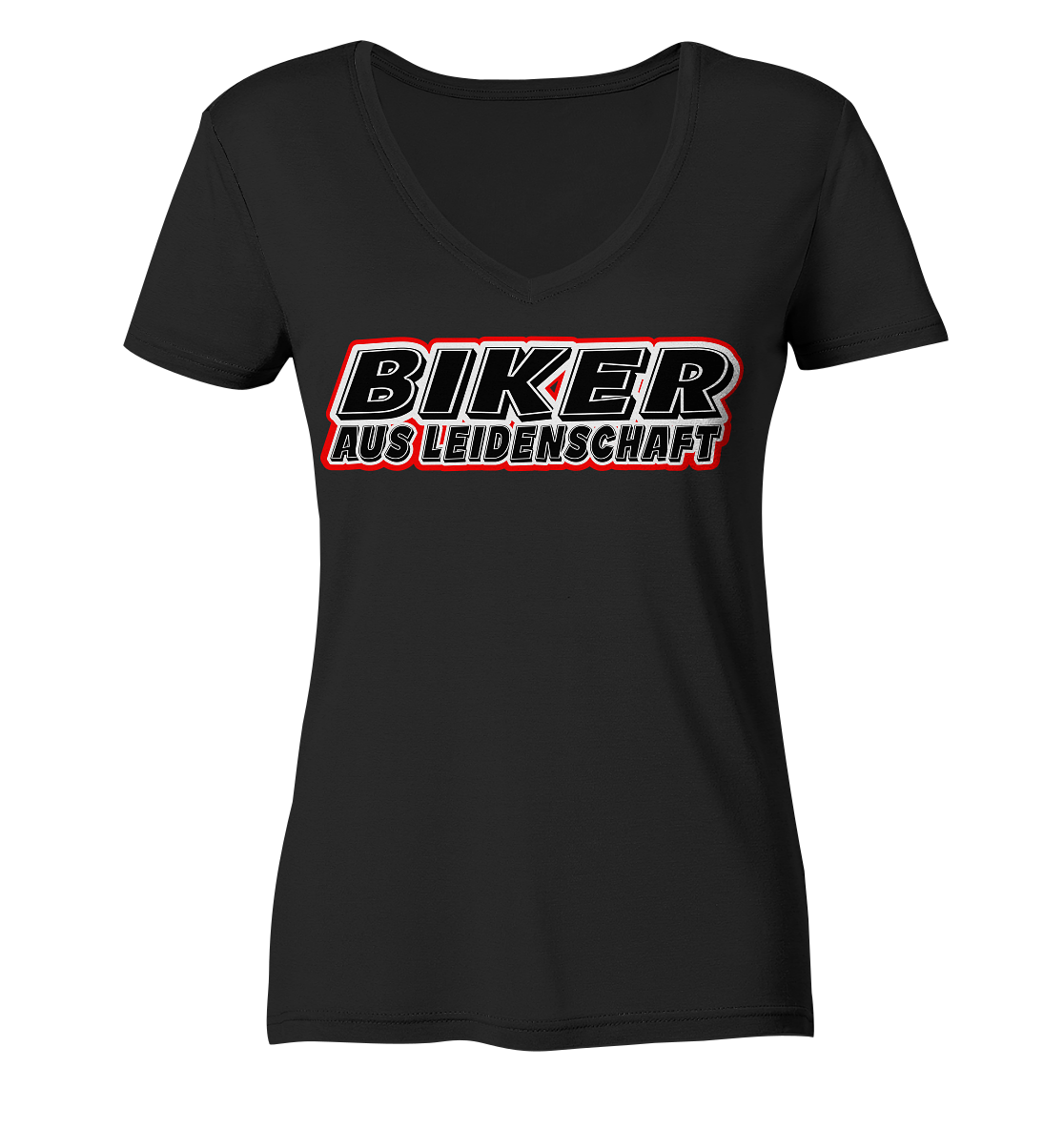 Biker aus Leidenschaft - Ladies V-Neck Shirt