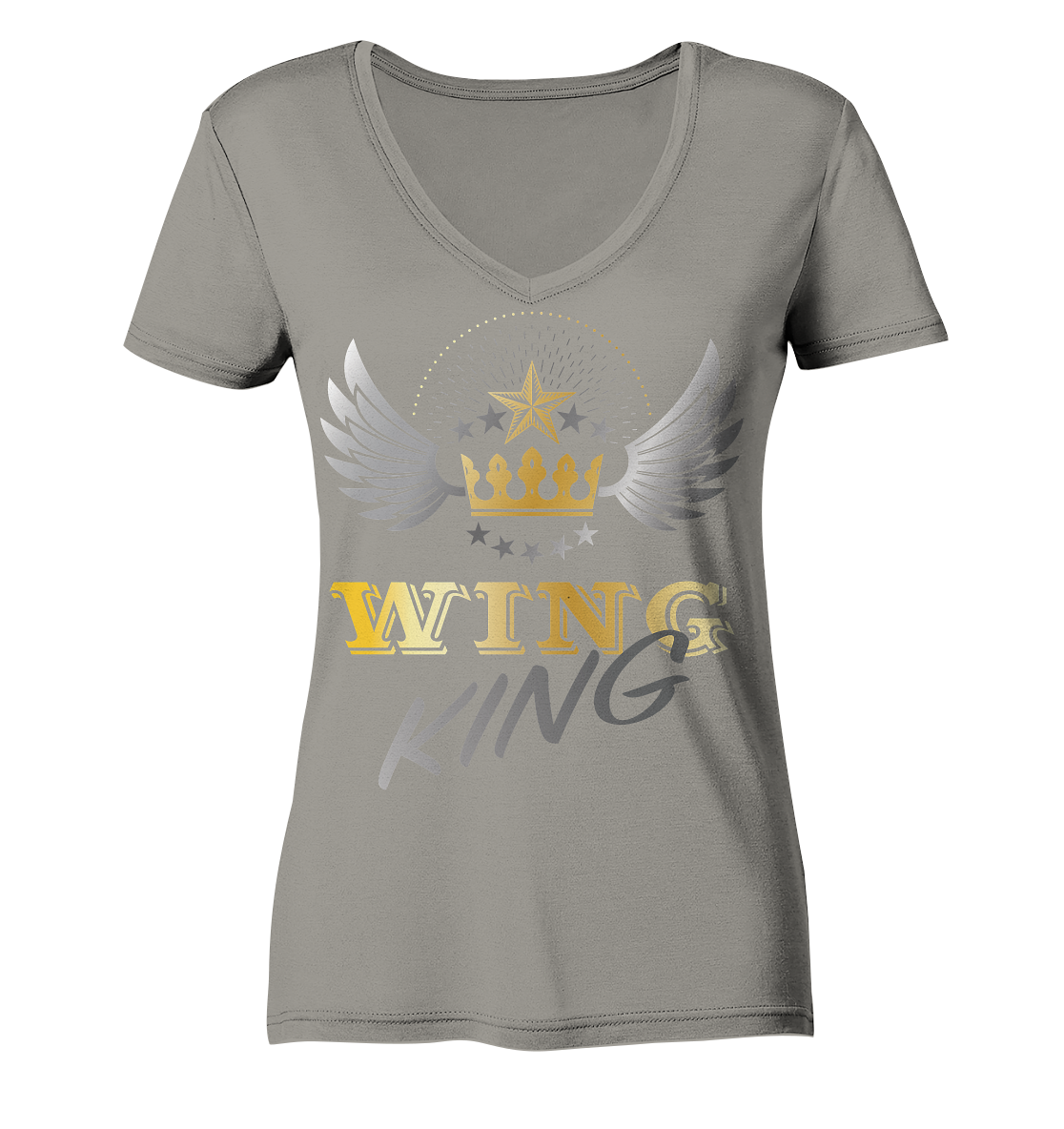 Goldwing - Wing King - Ladies V-Neck Shirt