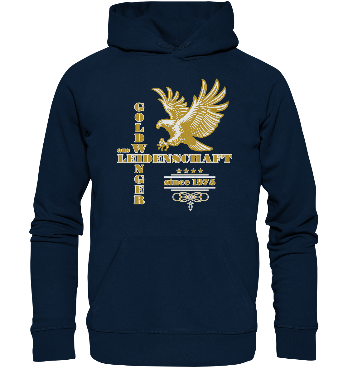 Goldwinger aus Leidenschaft seit 1975 - Organic Hoodie