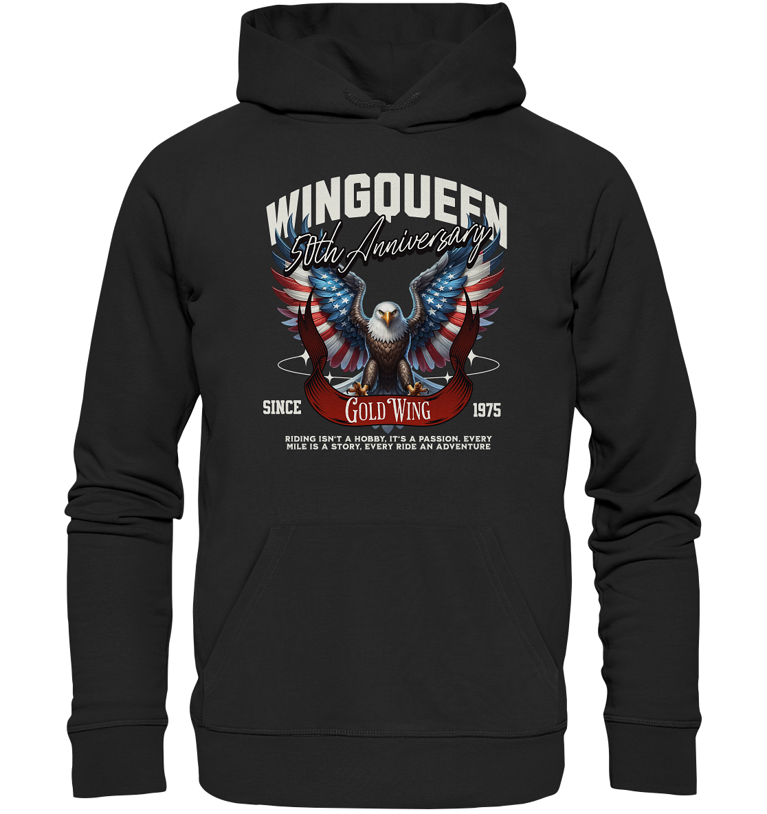 Goldwing Wing Queen 50 Jubiläum 1975 - Organic Hoodie