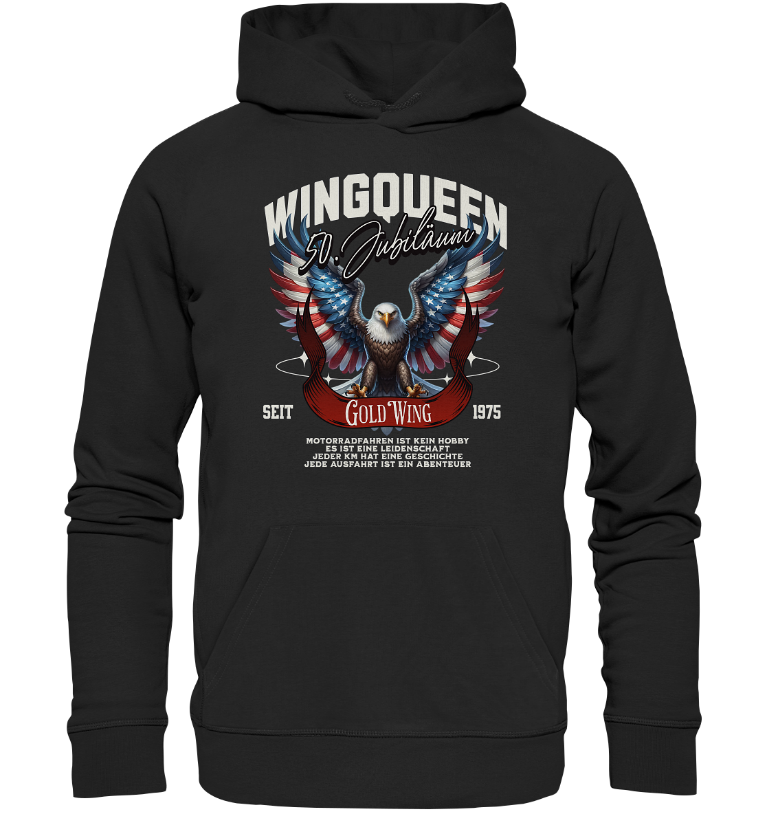 Goldwing Wing Queen 50 Jubiläum 1975 DE - Organic Hoodie
