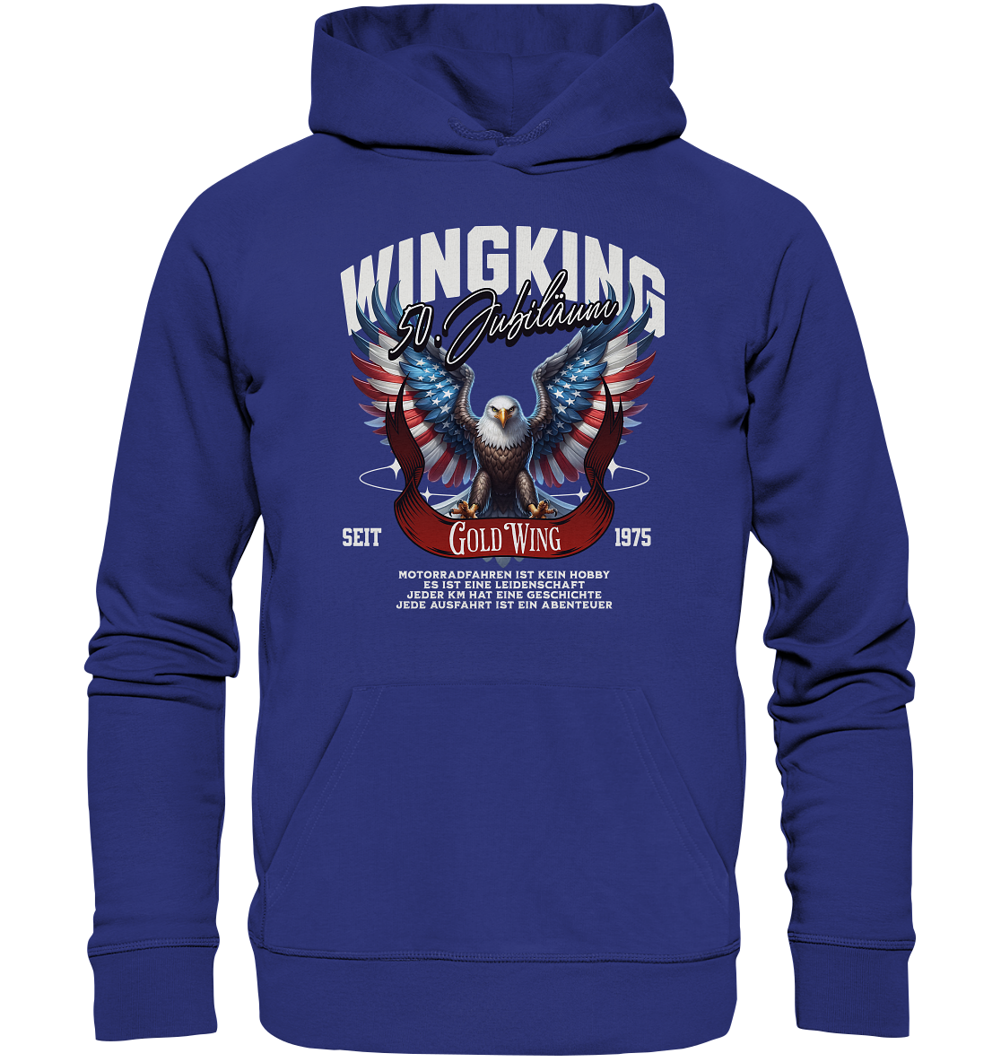 Goldwing Wing King 50 Jubiläum 1975 - Organic Hoodie