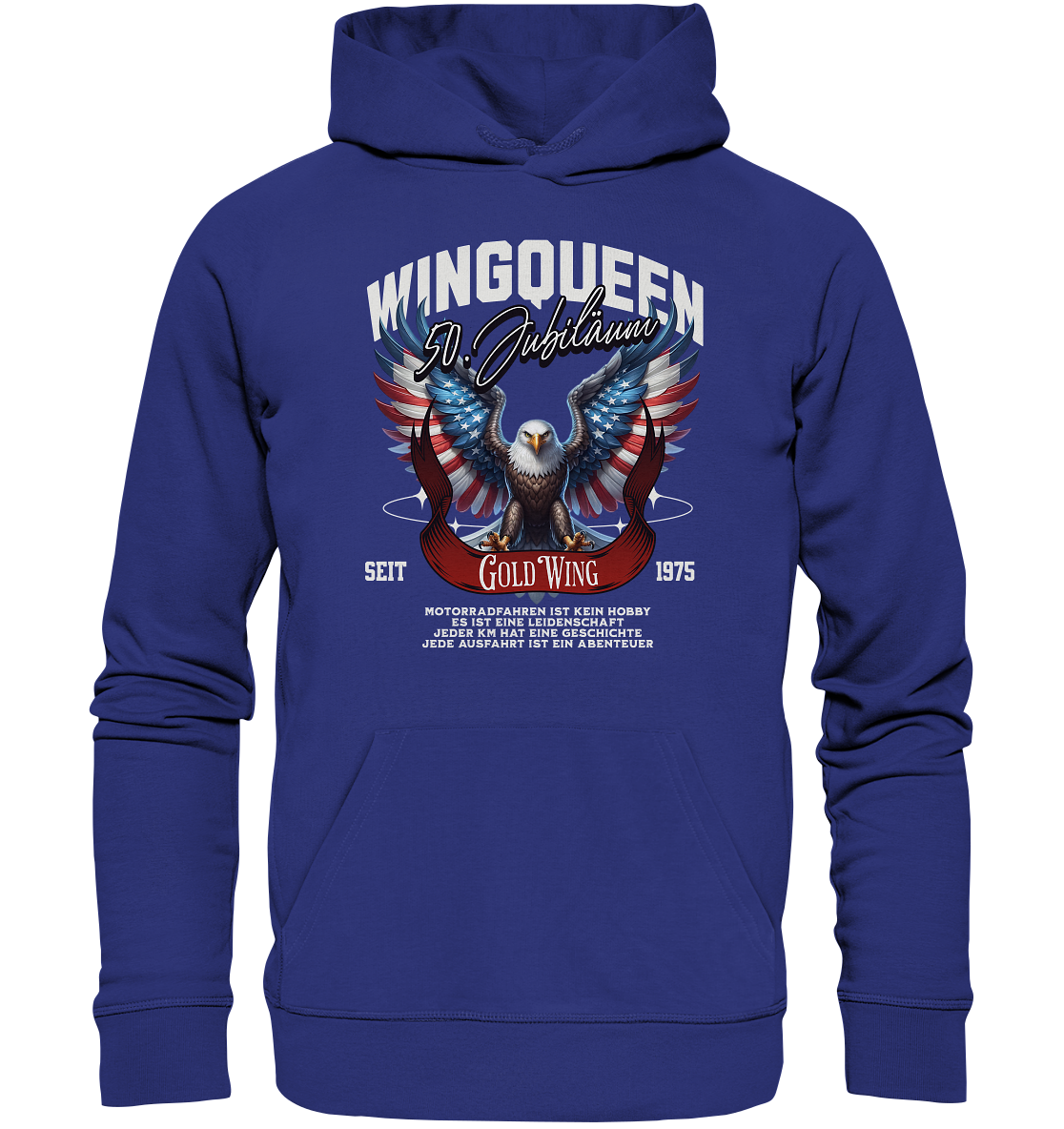 Goldwing Wing Queen 50 Jubiläum 1975 DE - Organic Hoodie