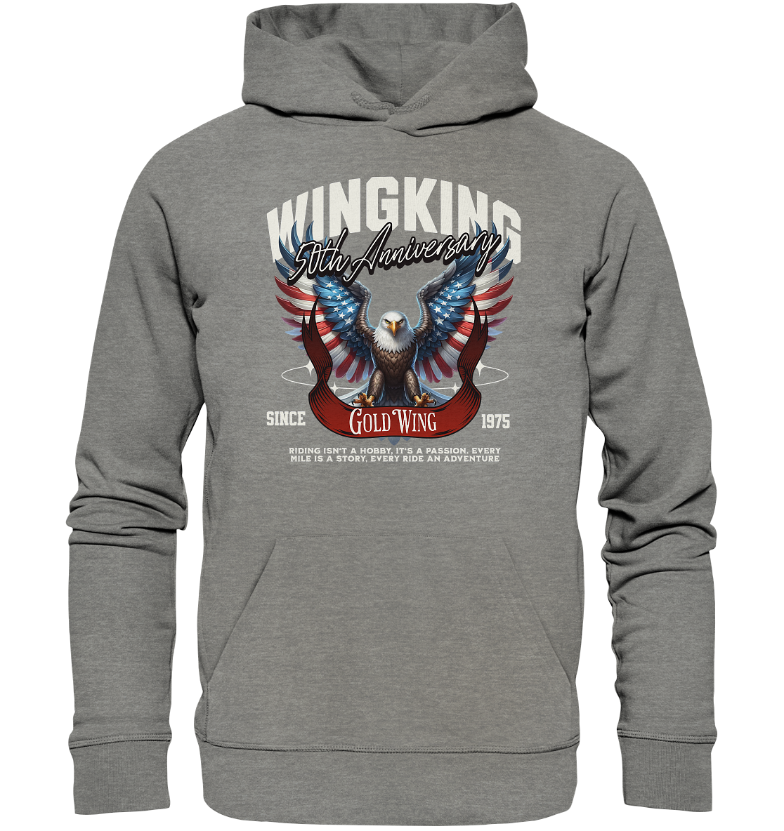 Goldwing Wing King 50 Jubiläum 1975 - Organic Hoodie