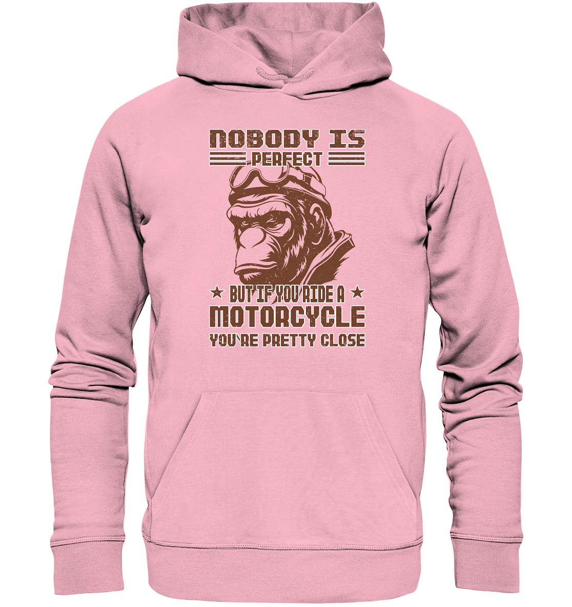 Nobody is Perfect - Motorcycle - Organic Hoodie