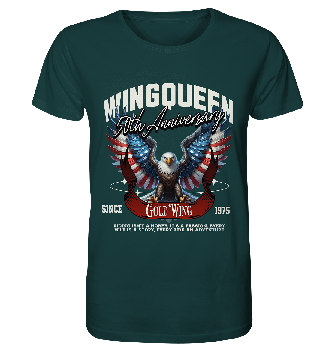 Goldwing Wing Queen 50 Jubiläum 1975 - Organic Shirt