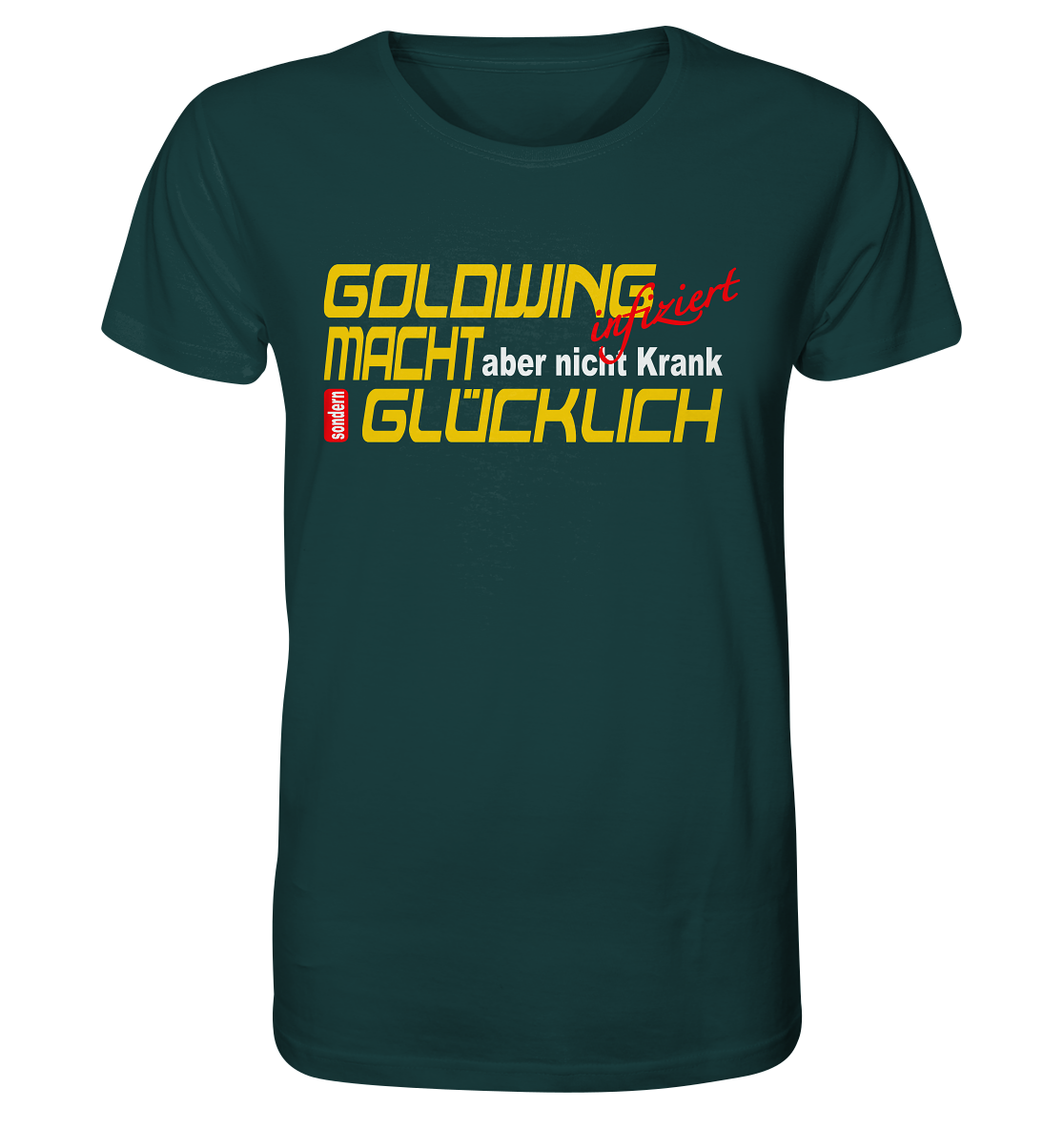 Goldwing macht Glücklich - Organic Shirt