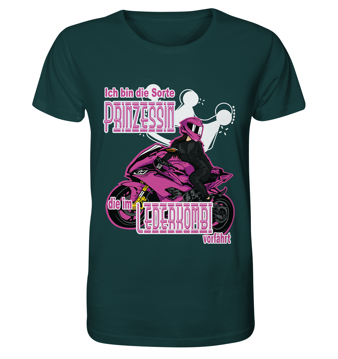 Frauenpower - Prinzessin mit Helm - Organic Shirt
