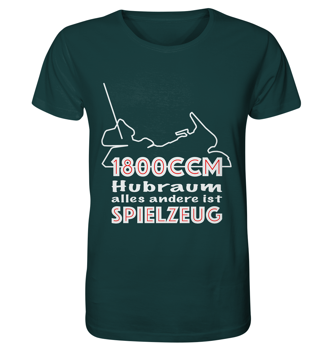Goldwinger Spruch - 1800ccm Spielzeug - Organic Shirt