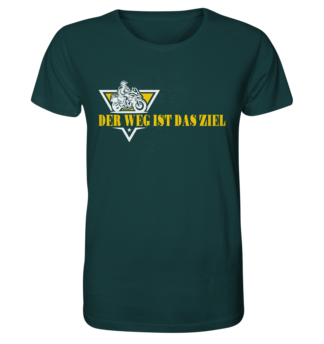 Der Weg ist das Ziel - Spruch für Biker - Organic Shirt