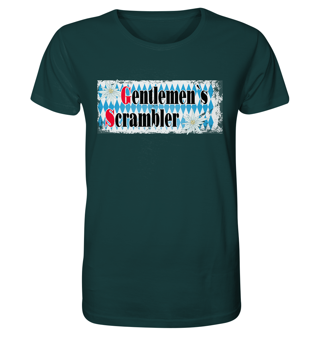 Gentlemen`s Scrambler - GS Adventure Bike - Organic Shirt