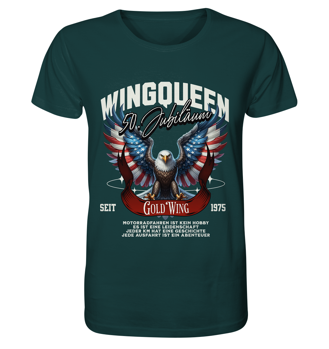 Goldwing Wing Queen 50 Jubiläum 1975 DE - Organic Shirt