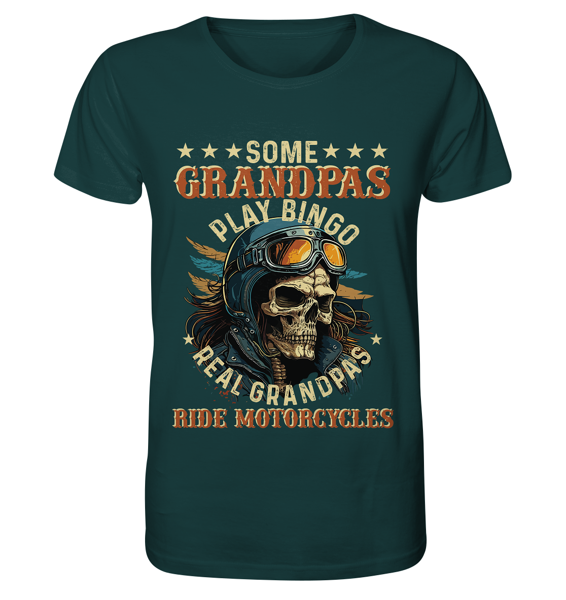 Echte Opas fahren Motorrad - Organic Shirt