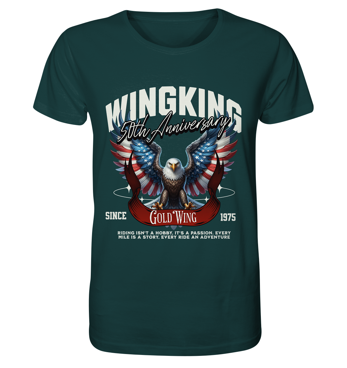 Goldwing Wing King 50 Jubiläum 1975 - Organic Shirt