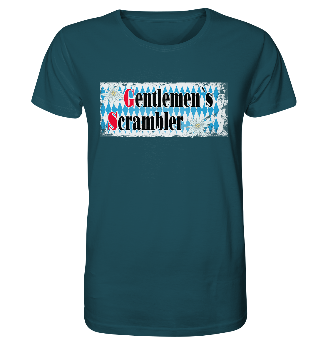 Gentlemen`s Scrambler - GS Adventure Bike - Organic Shirt