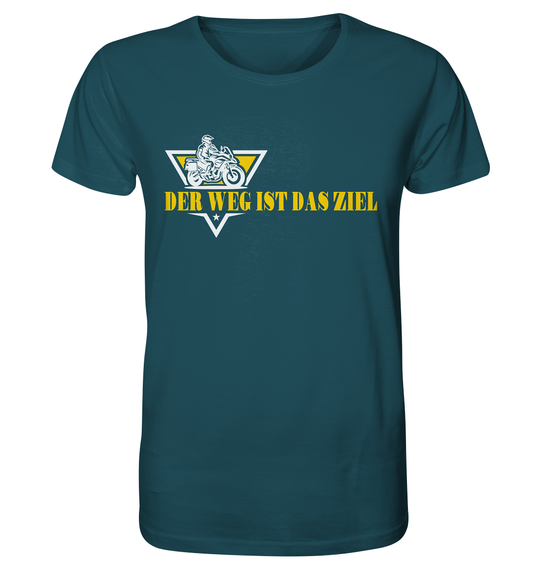 Der Weg ist das Ziel - Spruch für Biker - Organic Shirt