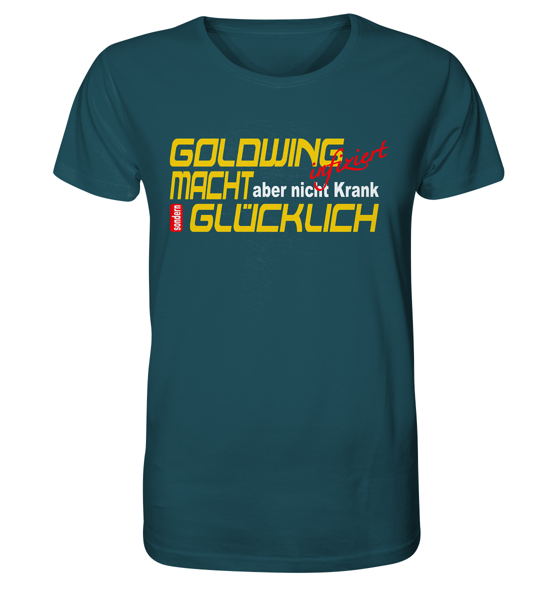 Goldwing macht Glücklich - Organic Shirt