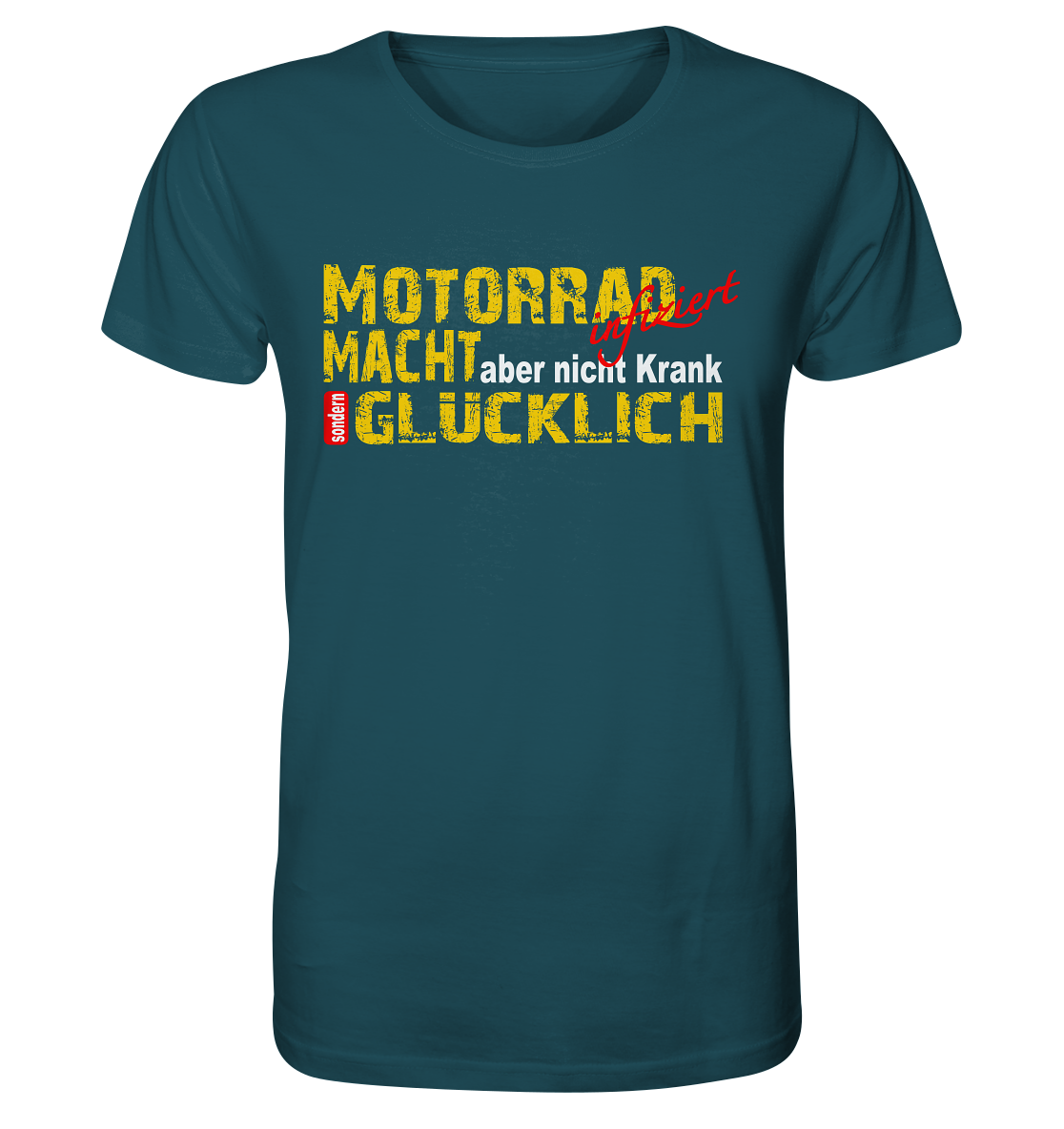 Motorrad macht Glücklich - Organic Shirt