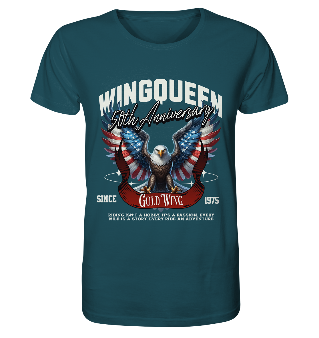 Goldwing Wing Queen 50 Jubiläum 1975 - Organic Shirt