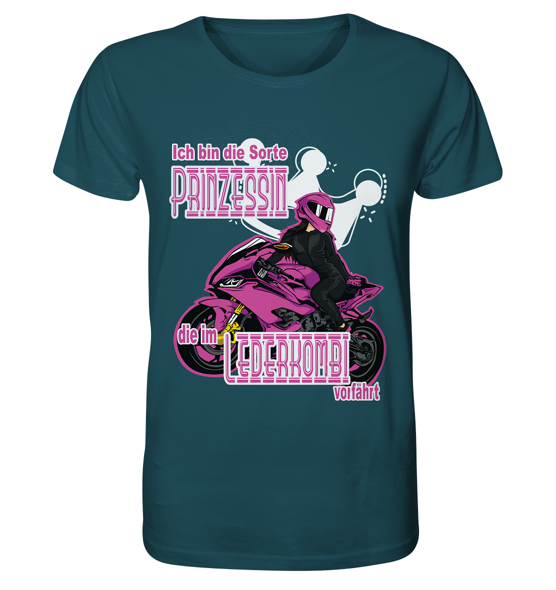 Frauenpower - Prinzessin mit Helm - Organic Shirt