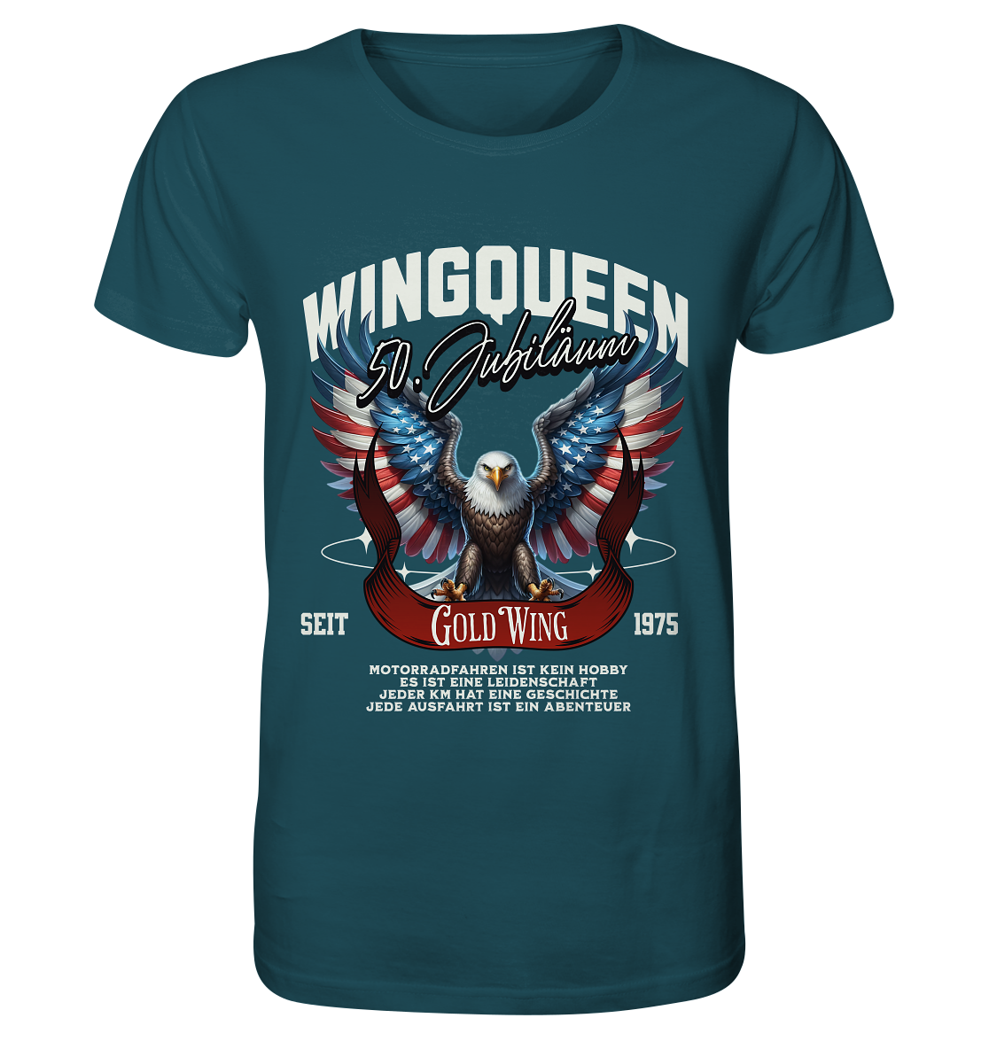 Goldwing Wing Queen 50 Jubiläum 1975 DE - Organic Shirt